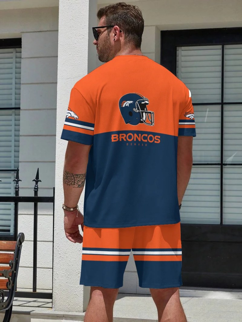 Denver Broncos T-Shirt and Shorts Image 2