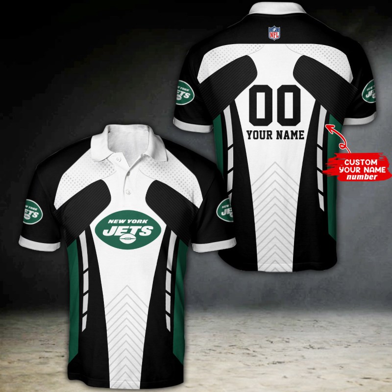 New York Jets Personalized Polo T-Shirt
