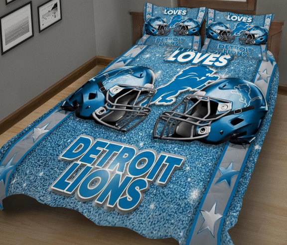 Detroit Lions Quilt Set