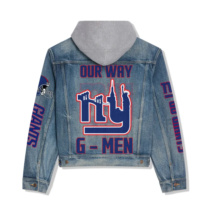 New York Giants Jacket Back Design