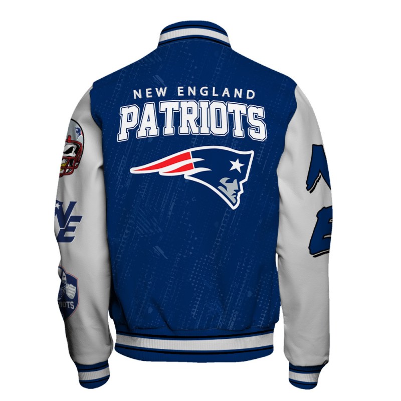 New England Patriots Varsity Jacket - Detail View