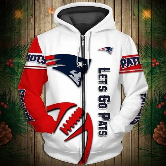 New England Patriots Limited Edition Zip Up Hoodie