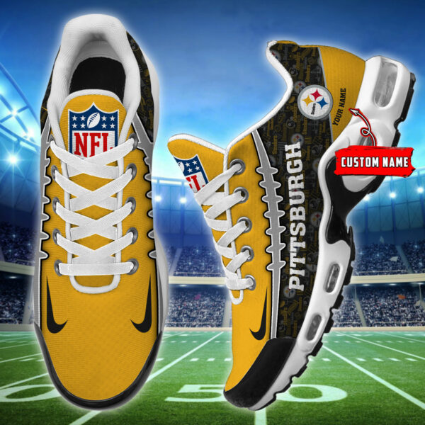 Pittsburgh Steelers Youth Sneakers Front View