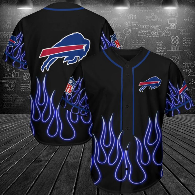 Buffalo Bills Baseball Jersey Shirt