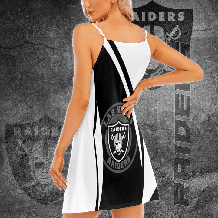 Las Vegas Raiders V-Neck Dress