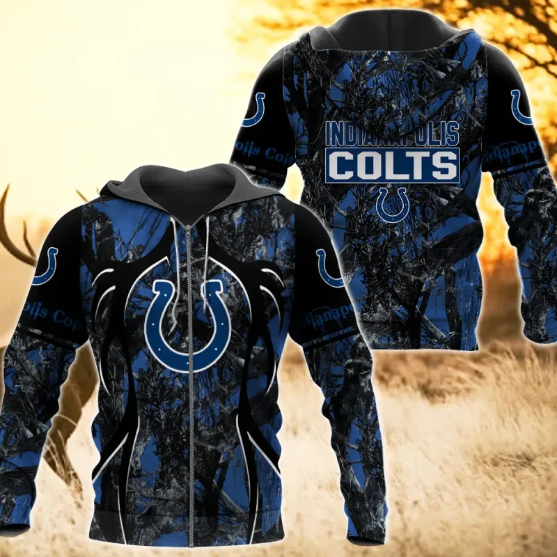Indianapolis Colts Ugly Christmas Sweater Side View