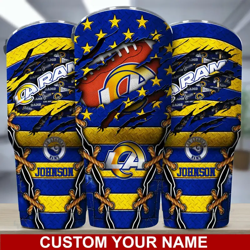 Los Angeles Rams Personalized Tumbler