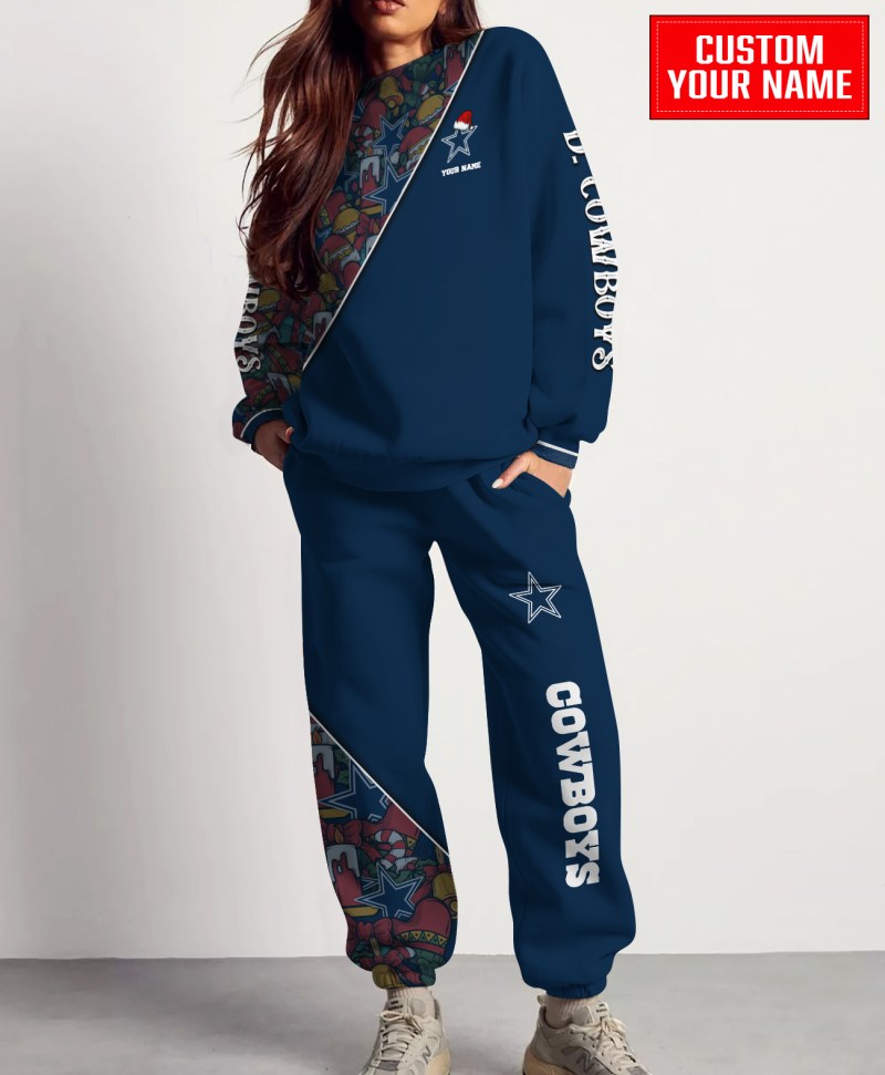 Dallas Cowboys Christmas Pattern Sweatshirt and Sweatpants