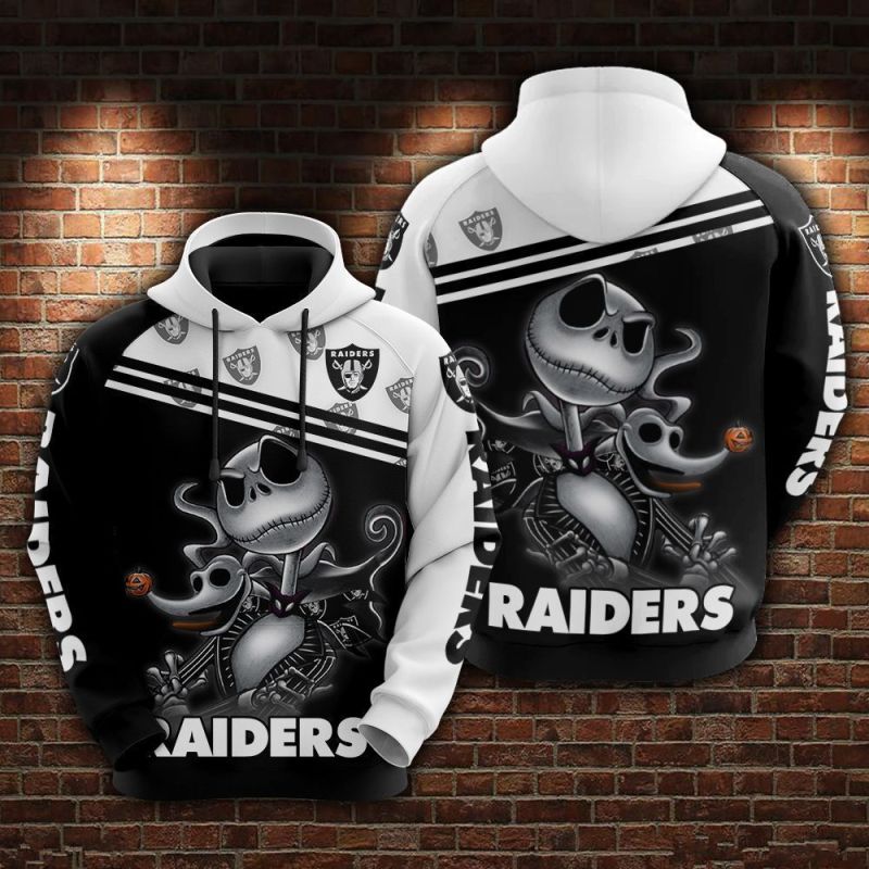 Las Vegas Raiders Jack Skellington Hoodie
