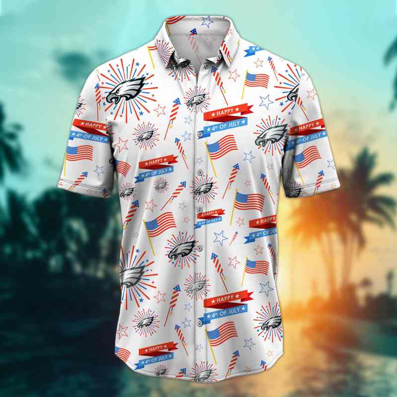 Philadelphia Eagles Button Shirt Mockup 2