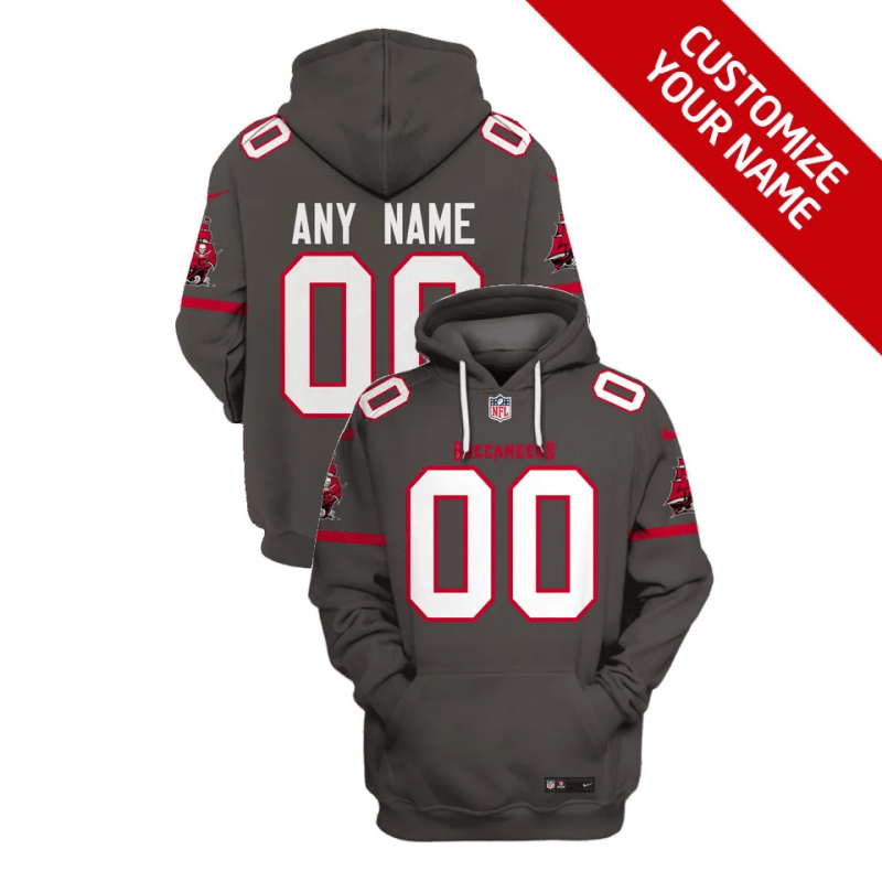 Tampa Bay Buccaneers Personalized Football Hoodie