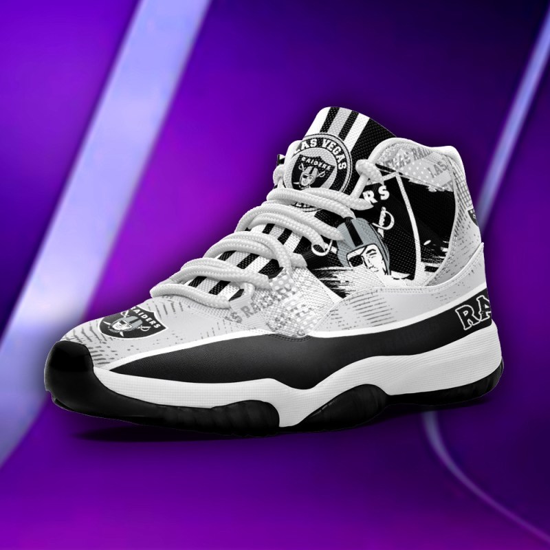 Las Vegas Raiders AJD11 Sneakers Back View