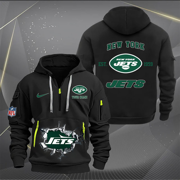 New York Jets Hoodie Back View