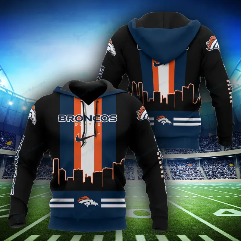 Denver Broncos Hoodie and Jogger Set Joggers