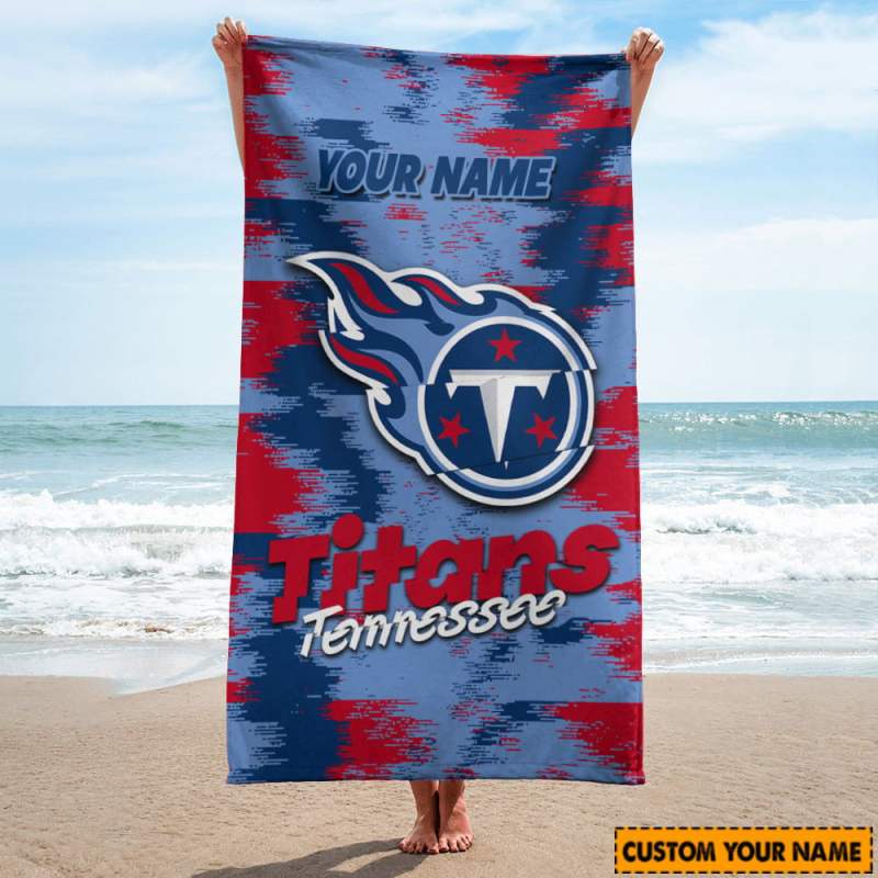 Tennessee Titans Personalized Limited Edition Beach Towel