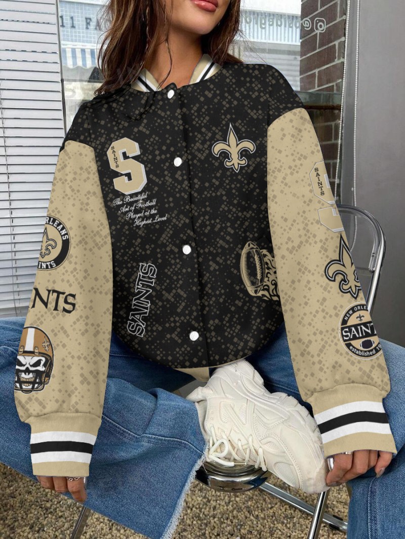 New Orleans Saints Varsity Jacket