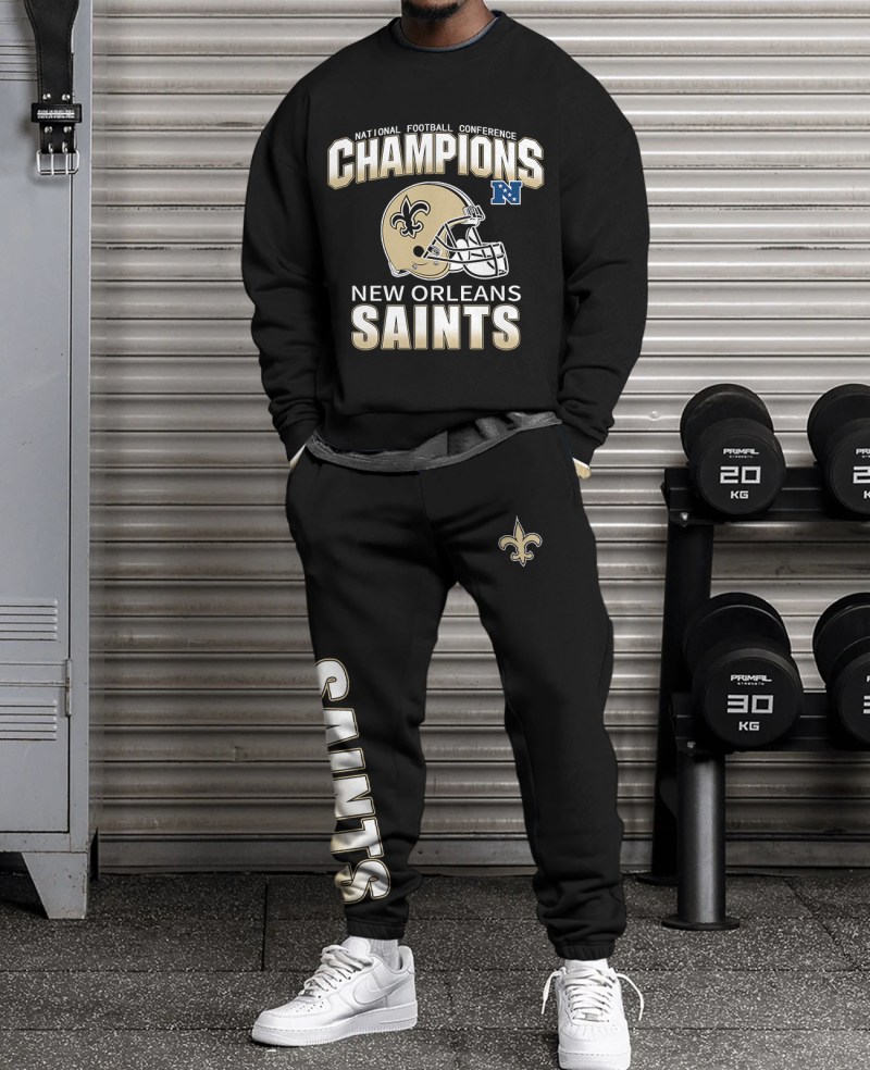 New Orleans Saints Combo 3D Sweatsuit