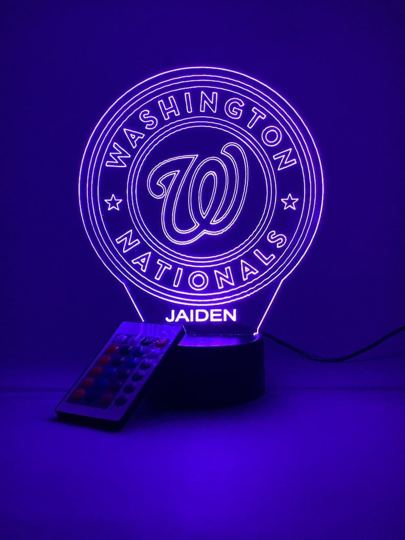 Customized Washington Commanders LED Lamp