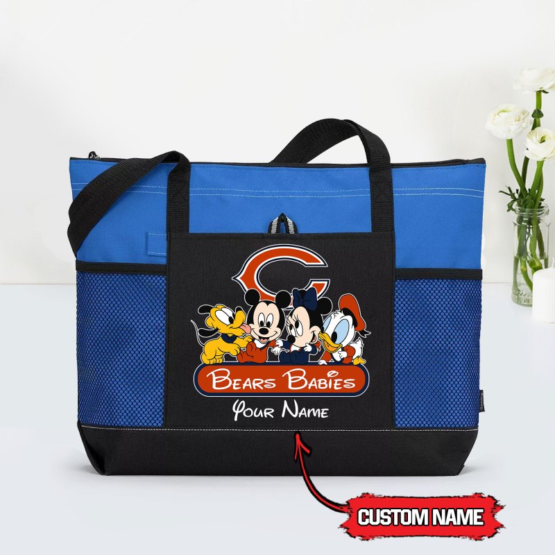 Blue Chicago Bears Tote Bag