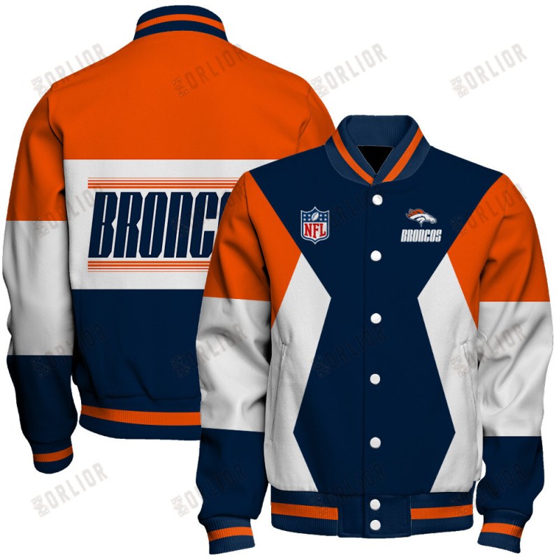 Denver Broncos Varsity Jacket Image 1