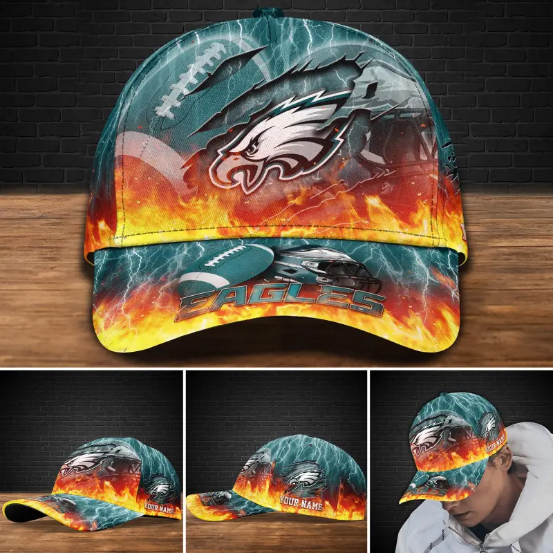 Philadelphia Eagles Custom Cap