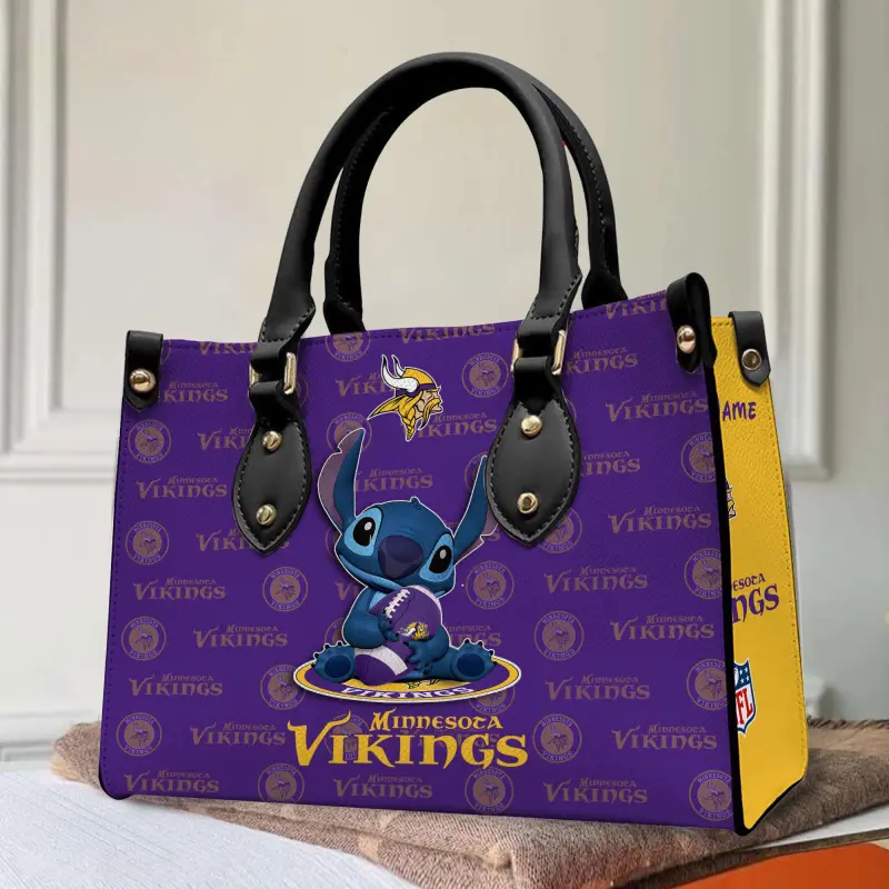 Minnesota Vikings Personalized Hand Bag