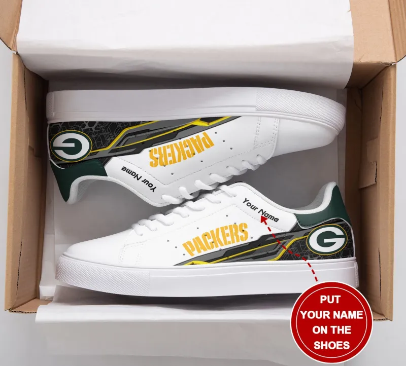 Green Bay Packers Personalized SS Custom Sneakers