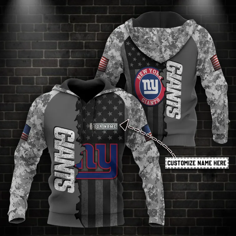 New York Giants Personalized Hoodie