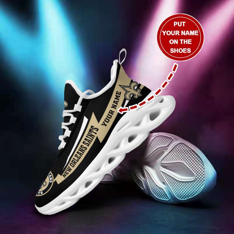 New Orleans Saints Personalized Yezy Running Sneakers 3
