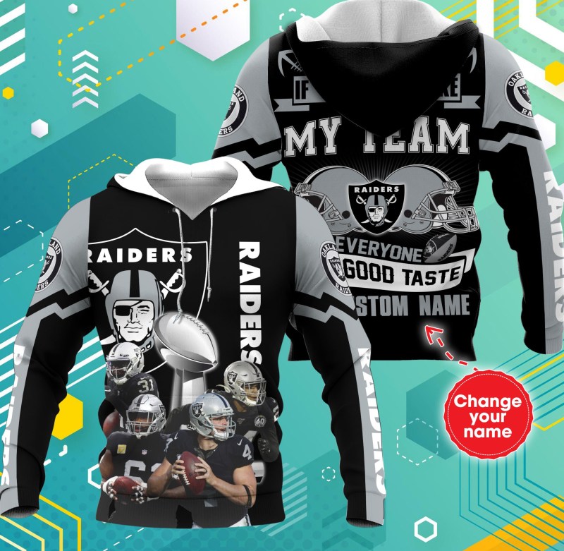 Las Vegas Raiders Personalized All Over Printed Sweater