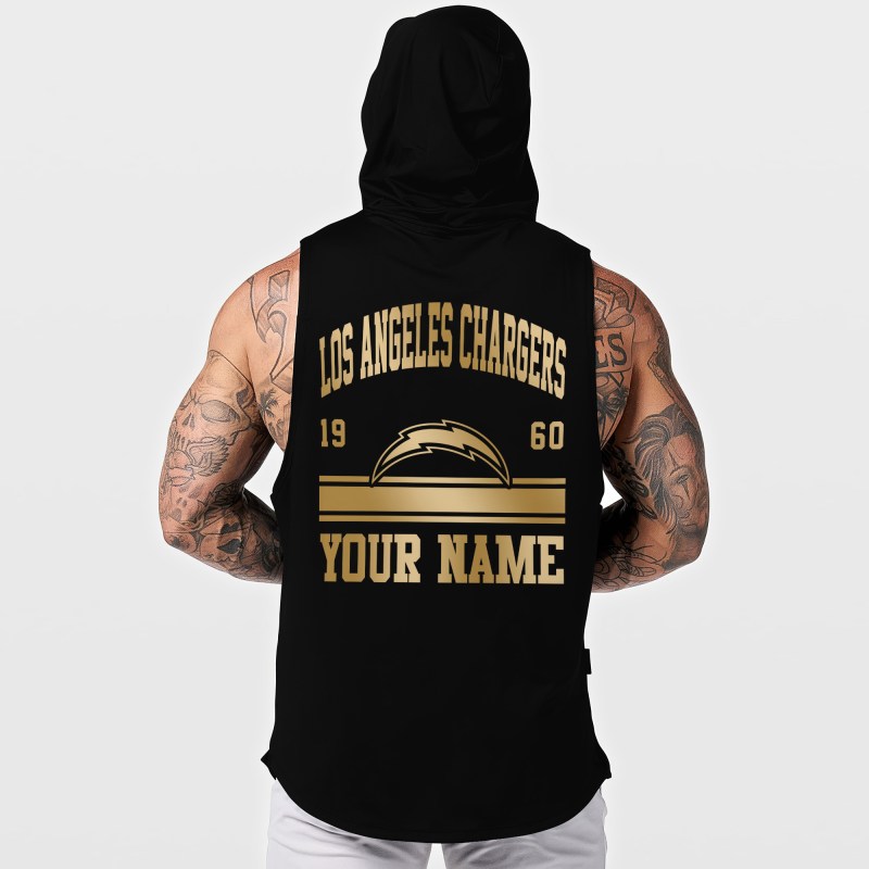Charger Men's Workout Hooded Tank