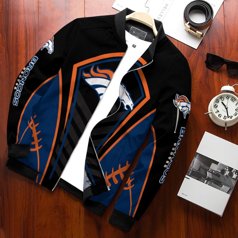 Denver Broncos Bomber Jacket Front