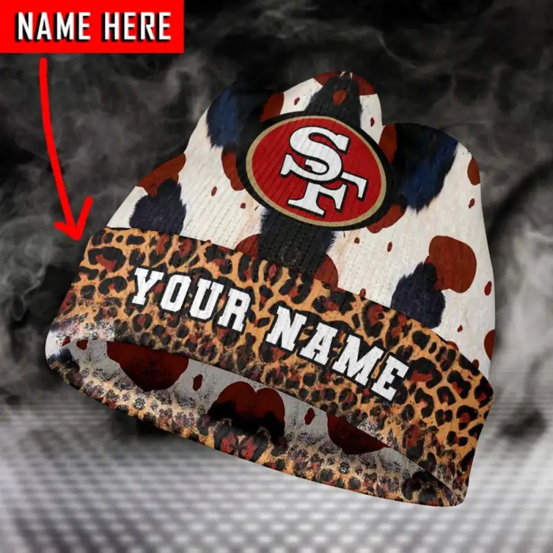 San Francisco 49ers Personalized Wool Beanie
