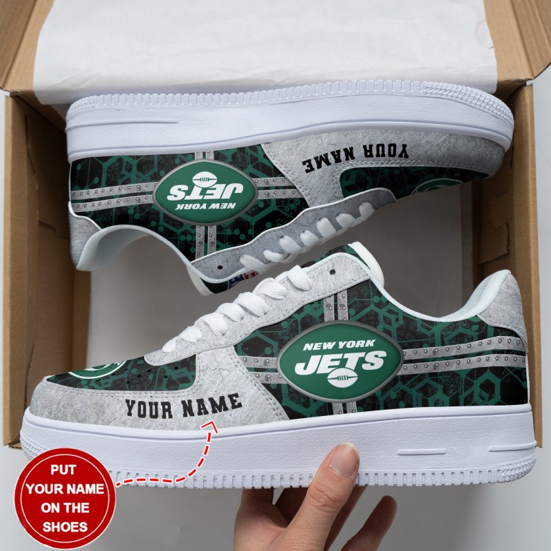 New York Jets Personalized AF1 Shoes