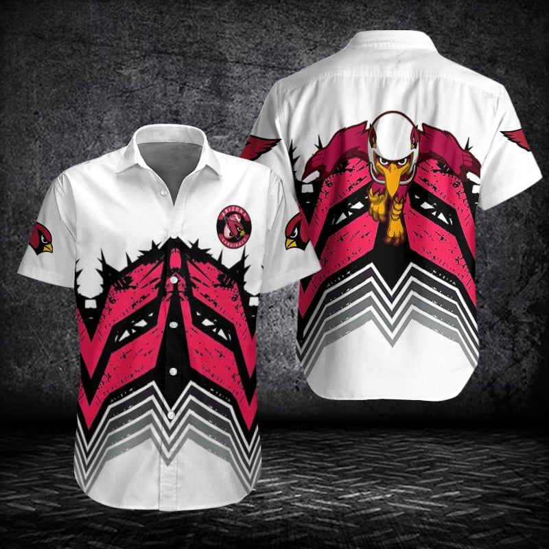 Sizing Chart for Arizona Cardinals Button Shirt BG572