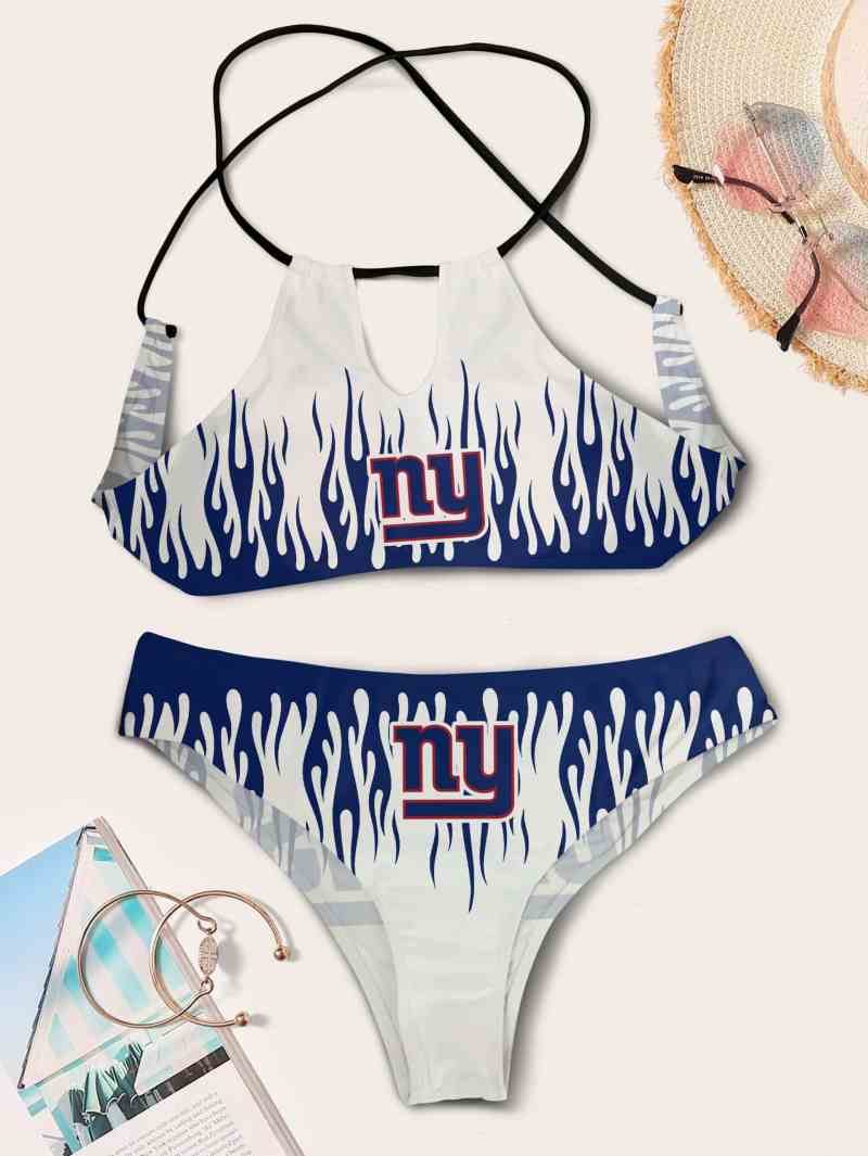 New York Giants Cami Swimsuit Back View