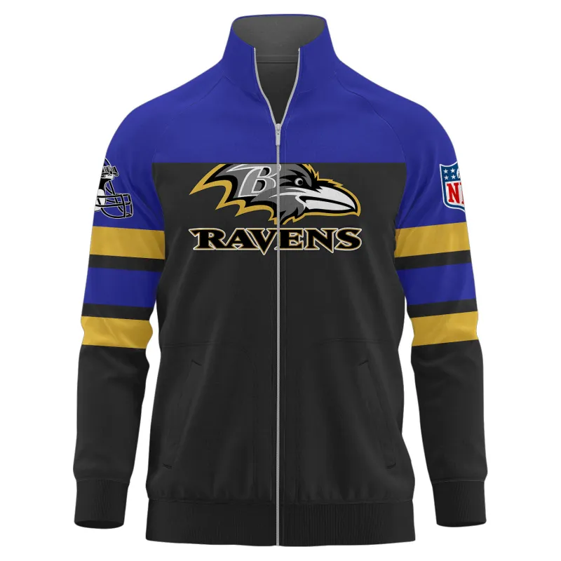 Baltimore Ravens Stand Collar Jacket Side View