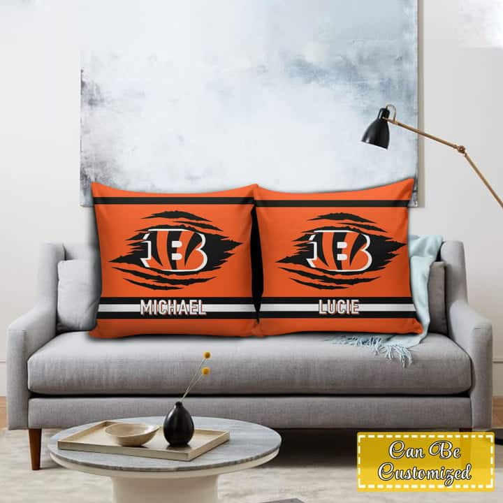 Cincinnati Bengals Pillowcase Design
