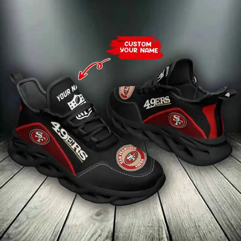 San Francisco 49ers Sneakers in Action