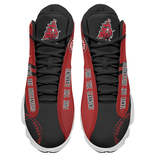 Side View of Tampa Bay Buccaneers AJD13 Sneakers