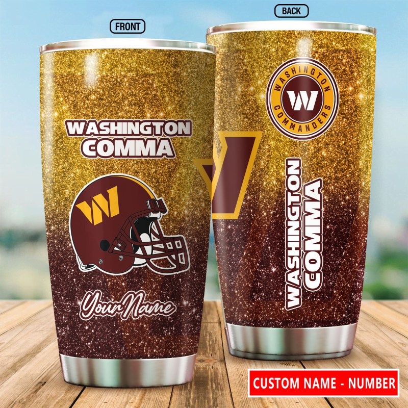 Washington Commanders Personalized Tumbler