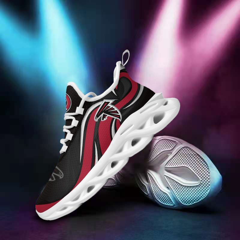 Atlanta Falcons Yezy Running Sneakers - Side View