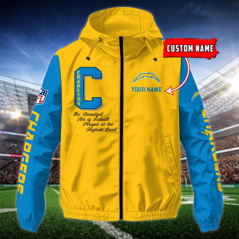 Los Angeles Chargers Outdoor Jacket Image 2