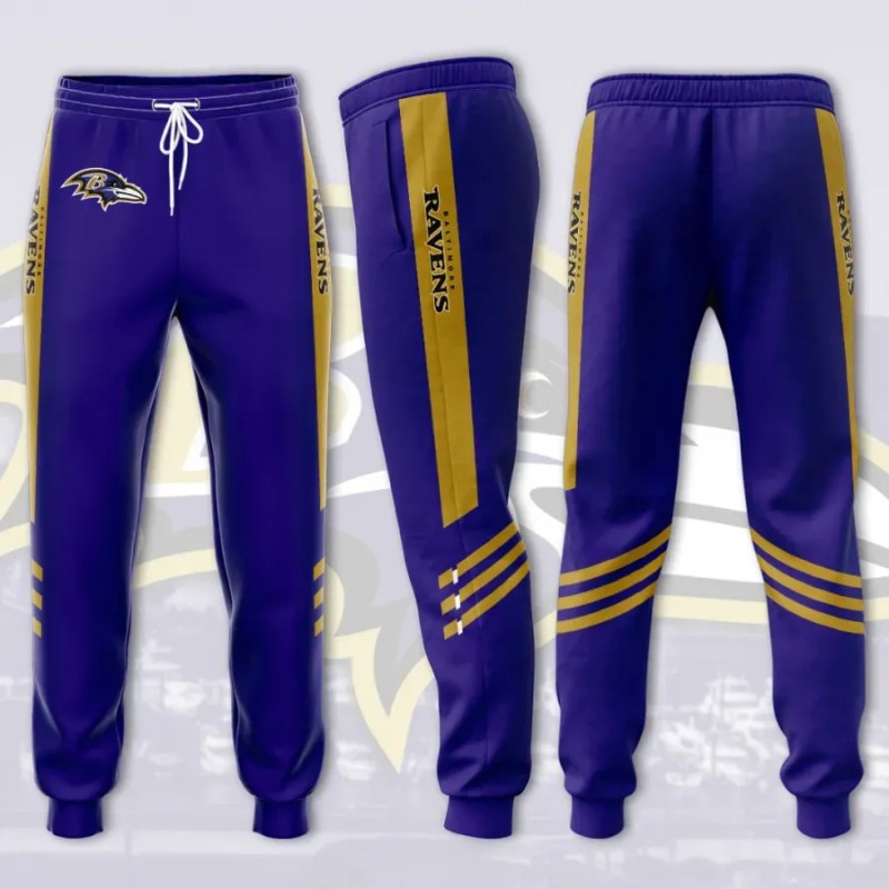 Baltimore Ravens 3D Printed Pocket Sweatpant