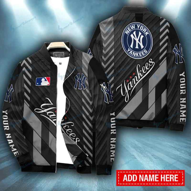 New York Yankees Bomber Jacket Front View