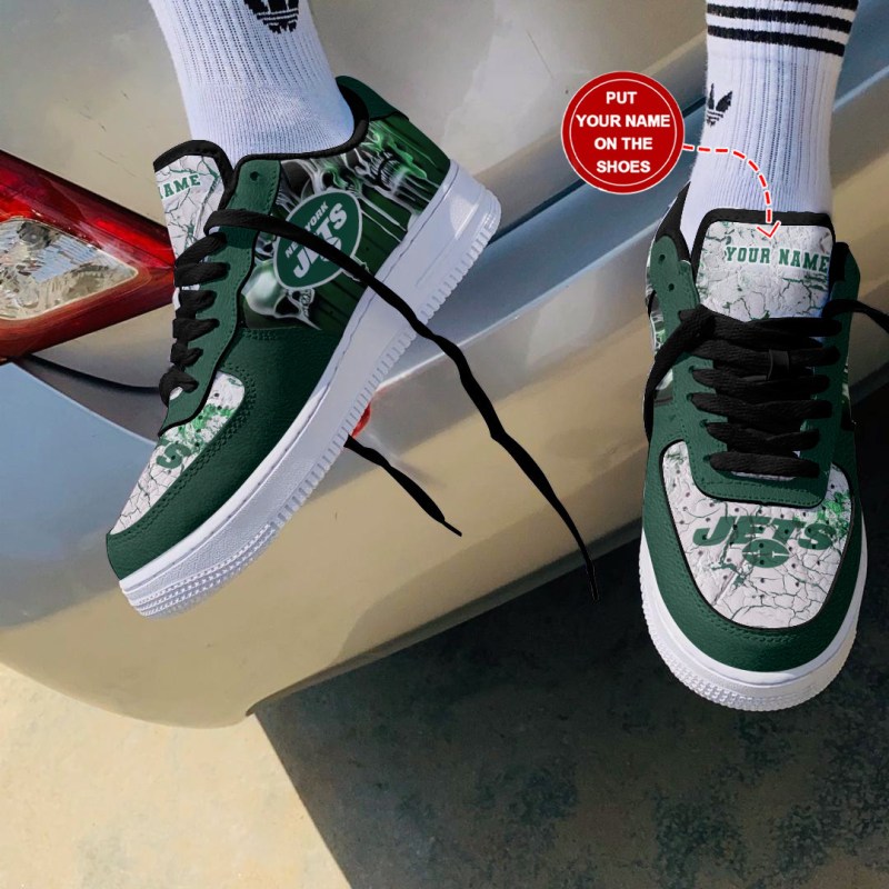 New York Jets Personalized AF1 Shoes