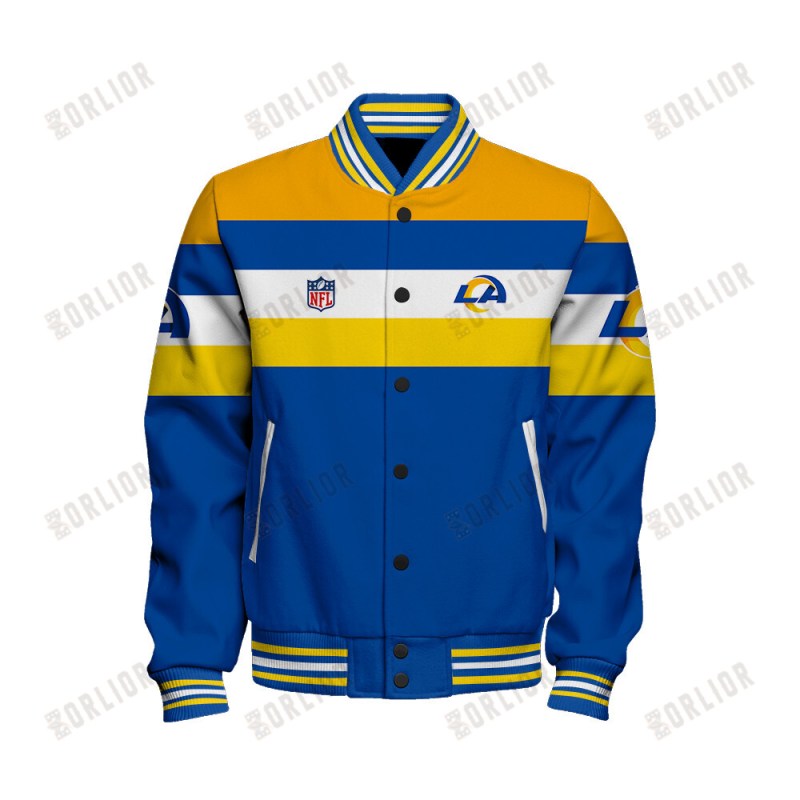 Los Angeles Rams Varsity Jacket Image 2