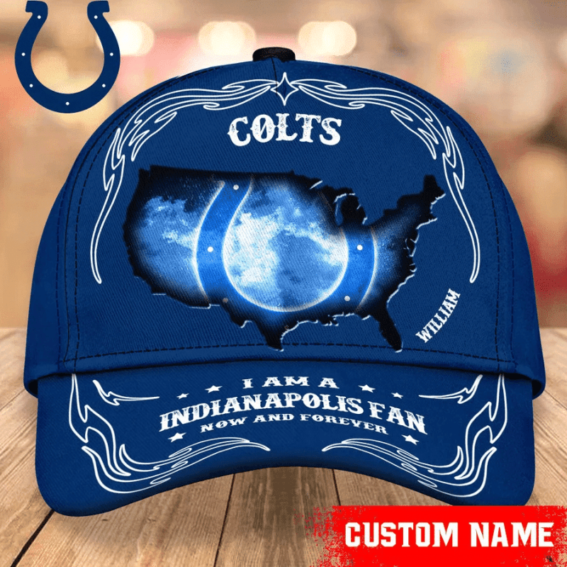Indianapolis Colts Baseball Cap Custom Name