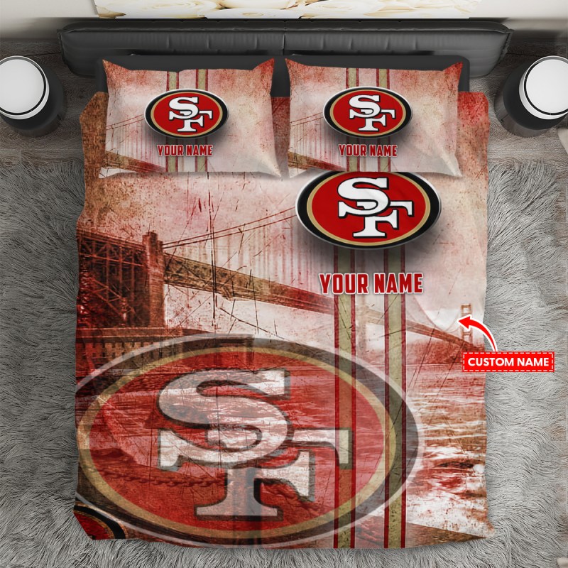 San Francisco 49ers Personalized Bedding Set