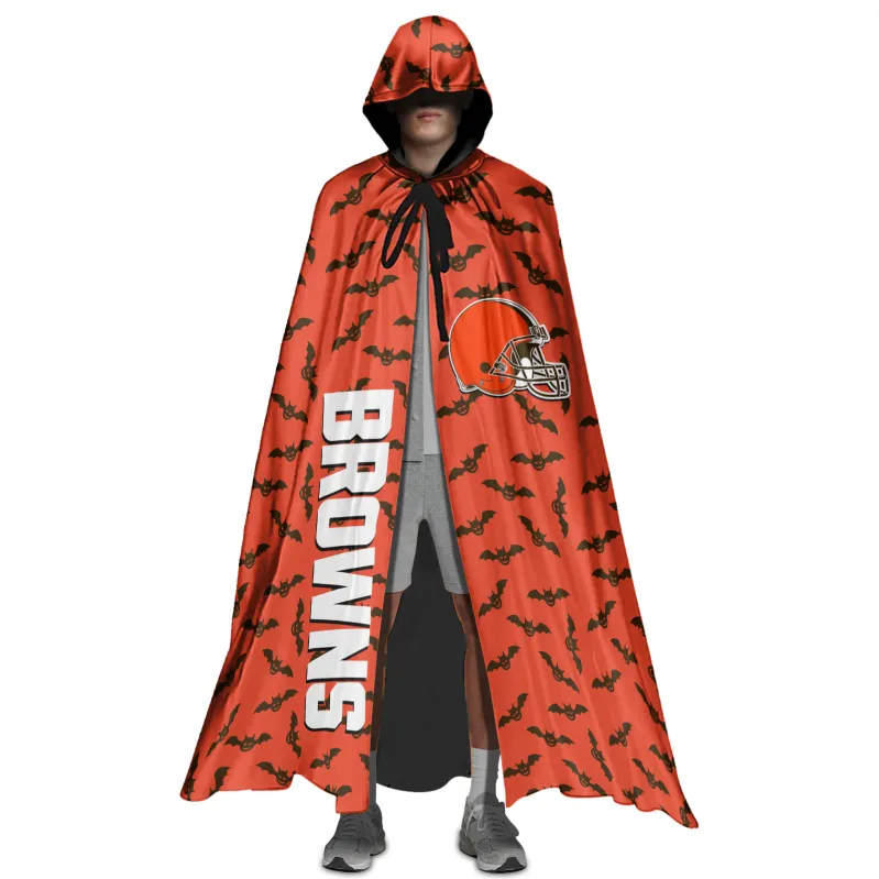 Cleveland Browns Halloween Cloak Front
